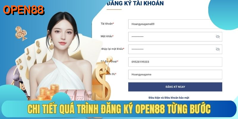 Chi tiết quá trình đăng ký OPEN88 từng bước